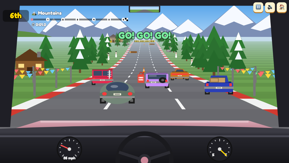 Screenshot of Bronco Blast Rally